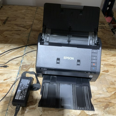 #ad Epson WorkForce ES 400 II Duplex Doc amp; Trading Card Scanner WORKS Power Cord $149.99