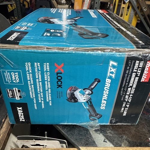 Makita XAG25Z LXT Brushless 4 1/2-5” X Lock Grinder New Bare Tool Free Shipping - Picture 4 of 5
