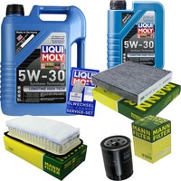 Inspektionskit Filter Liqui Moly ÖL 6L 5W-30 FüR Toyota Gt 86 Coupe ZN6_ 2.0