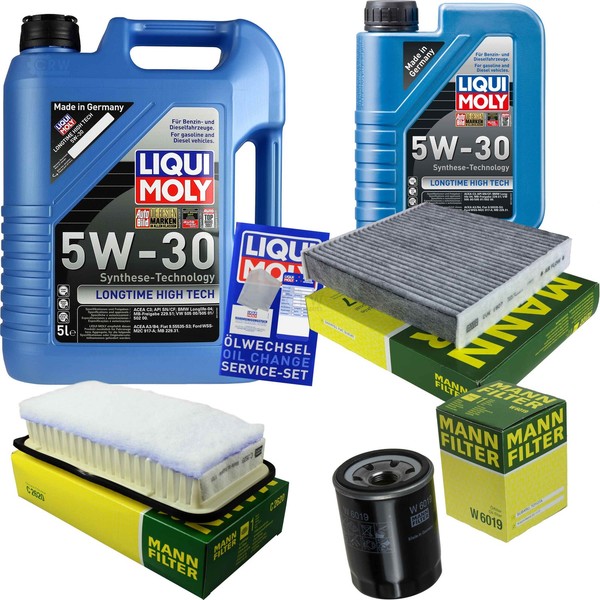 Inspektionskit Filter Liqui Moly ÖL 6L 5W-30 FüR Toyota Gt 86 Coupe ZN6_ 2.0-image