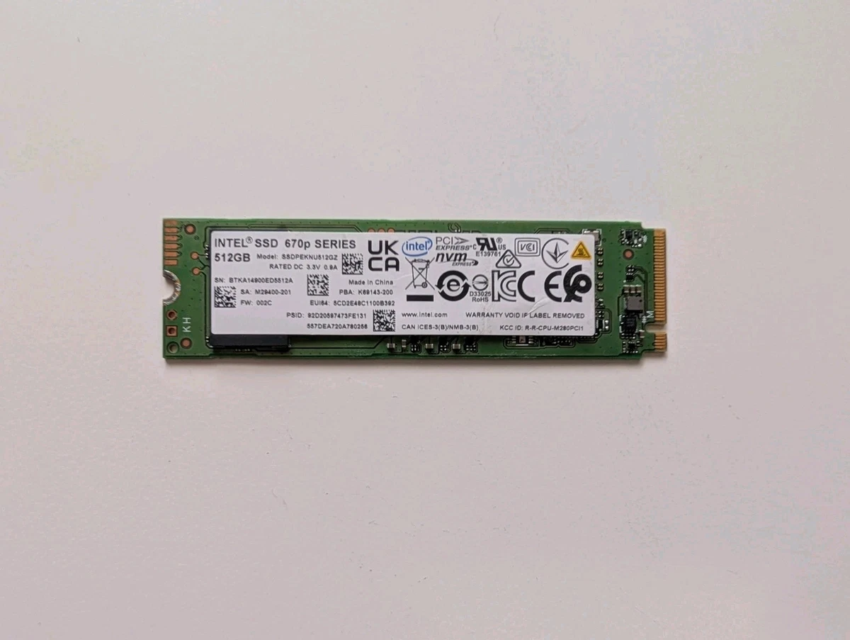 Intel M.2 Interface 512 GB Solid State Drives for sale | eBay