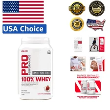 100% Whey Protein Powder - Creamy Strawberry Flavor, 25 Servings, Low Calorie