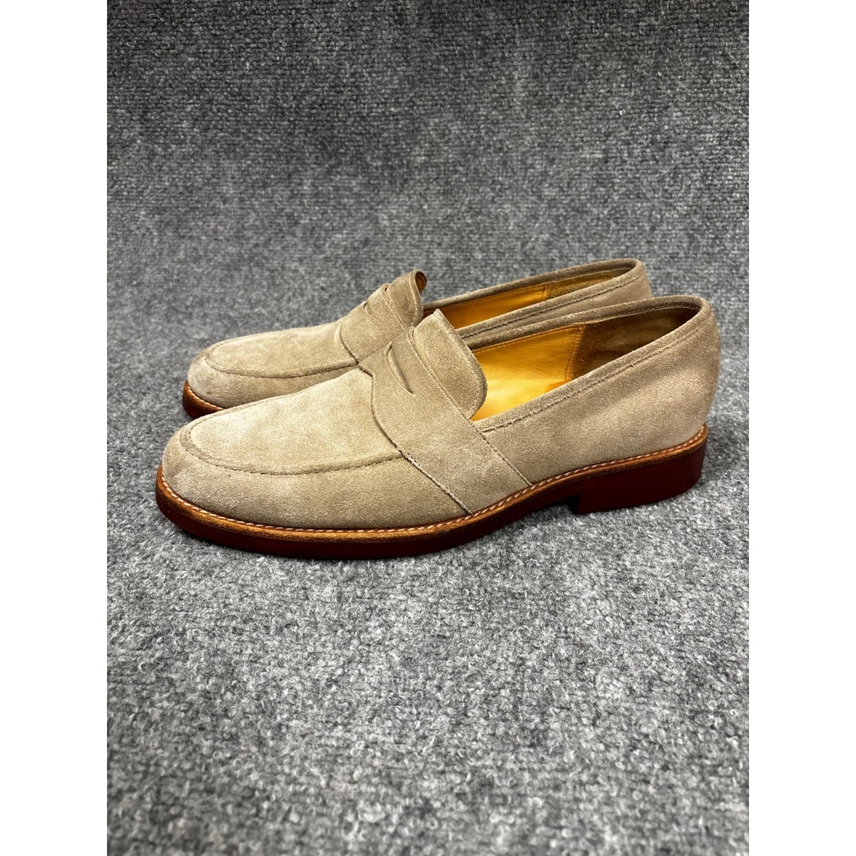 Ralph Lauren Mens two tone loafer 10.5 tan Polo Ralph Lauren Mens Anders Leather Driver, Tan, 10.5  main image 3