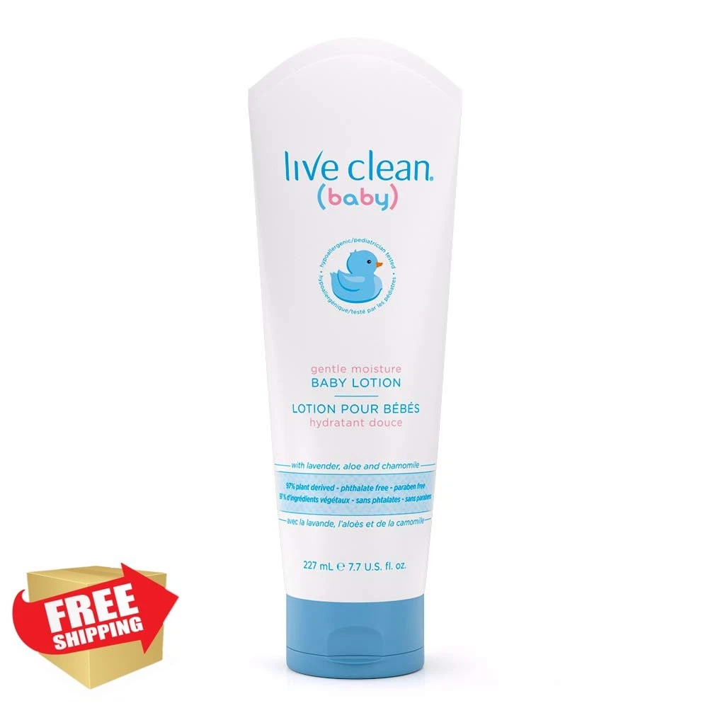 Live Clean Baby Gentle Moisture Lotion 7.7 Oz