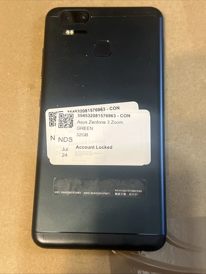 Asus Zenpad 3 Zoom Green Z01HDA Phone - Image 3 of 3