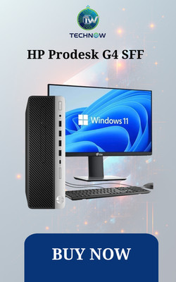 HP Prodesk G4 SFF Desktop Pc Intel i5-8th 16GB Ram 256GB SSD 22'' LED Wifi Win 11