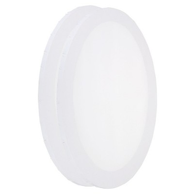 2 x Painting Canvas Panels 12x16 Inch Oval Blank Art Board White