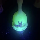 Uranium Bell Hand Painted Mothers Day 1981 Signed by Artist