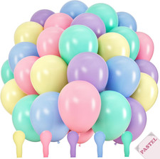 200 Small Pastel Balloons for Parties   5 Inch Balloons Bulk Pack   Mini Assorte