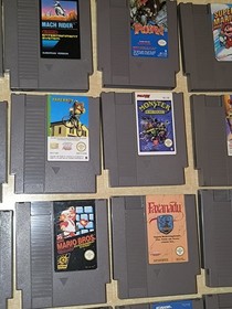 XL Nintendo NES Spiele Konvolut &bull; Zelda, Darkwing Duck, Wild Gunman etc