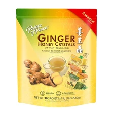 Prince of Peace Ginger Honey Crystals,Original,Lemon,Turmeric Ginger Tea(2 Pack)