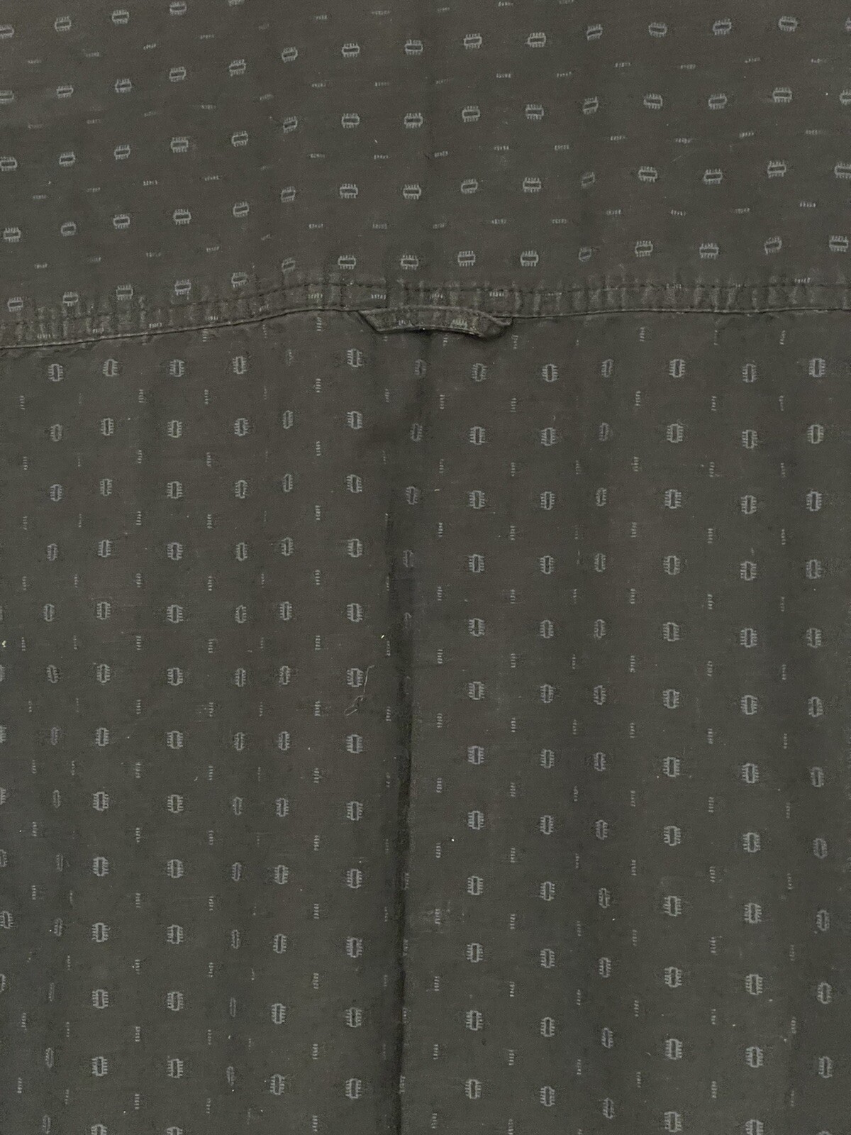 Men's Patterned Black Medium Button Up/Button Dow… - image 6