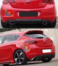 Unten Stoßstange Hinten Opel Astra J 2009-2014 Diffusor ABS