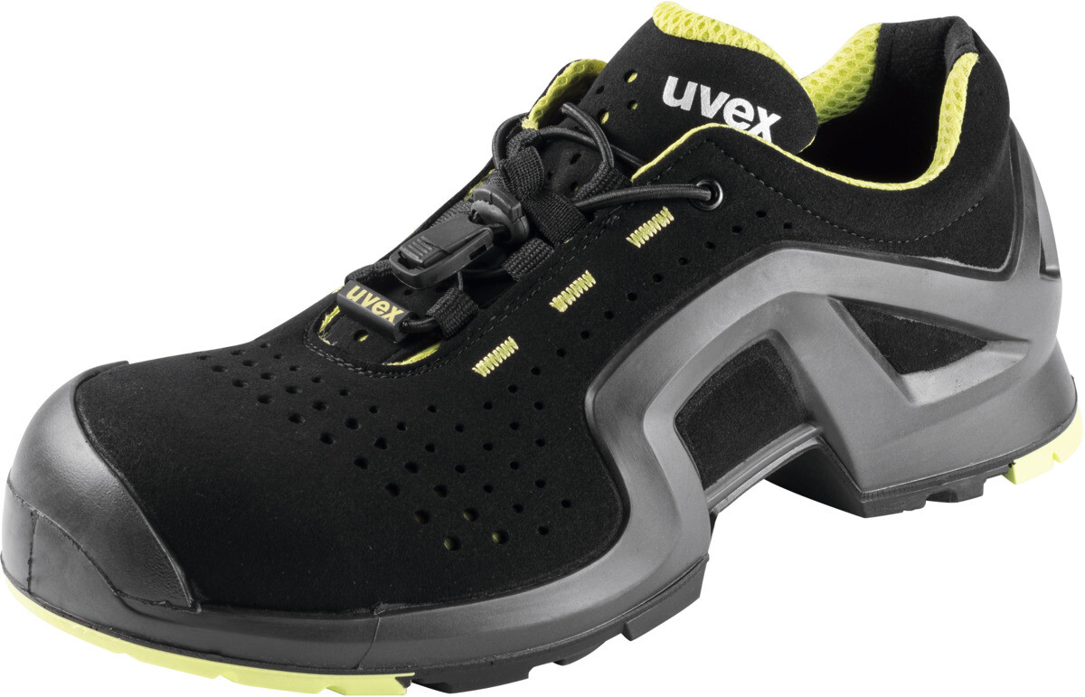 UVEX  - Calzatura bassa nera/gialla uvex 1, S1P