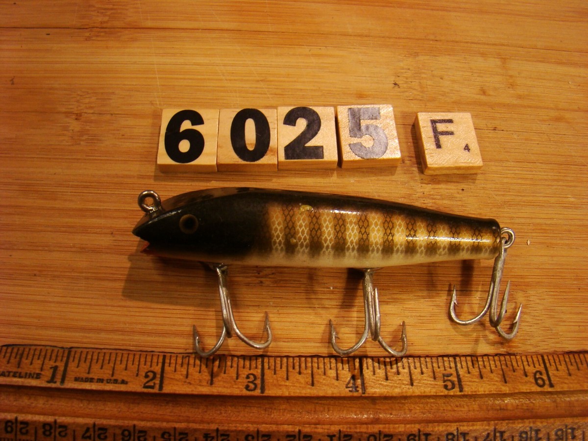 U6025 F CREEK CHUB DARTER WOOD BODY FISHING LURE | eBay