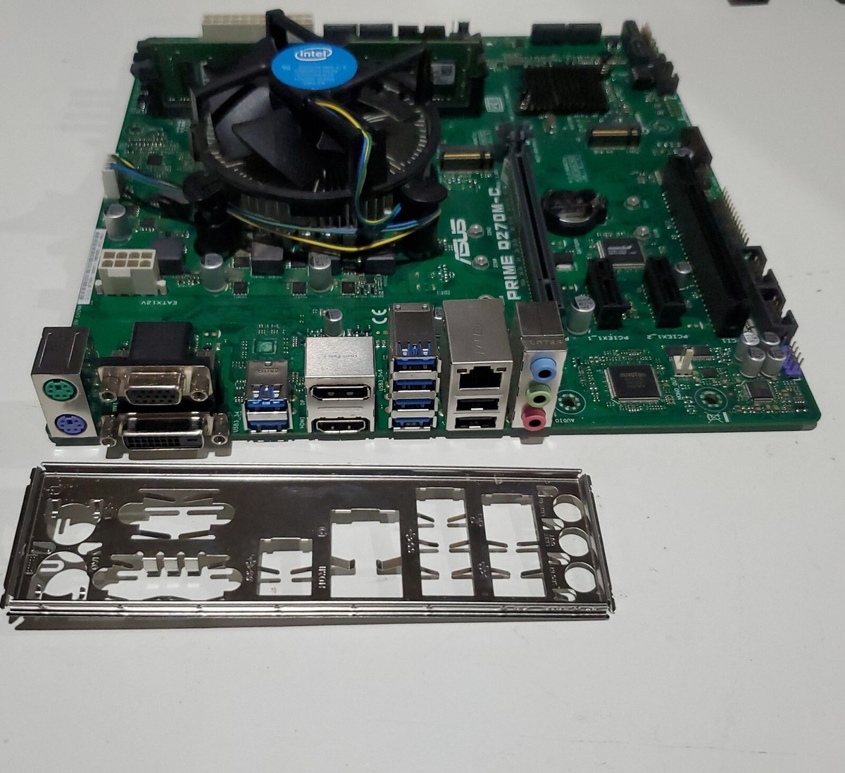 Asus Prime Q270M-C MicroATX Motherboard Intel I/O Shield i7-7700