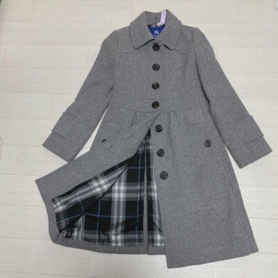 BURBERRY BLUE LABEL コート 38サイズ グレー BURBERRY BLUE LABEL コート 38 グレー