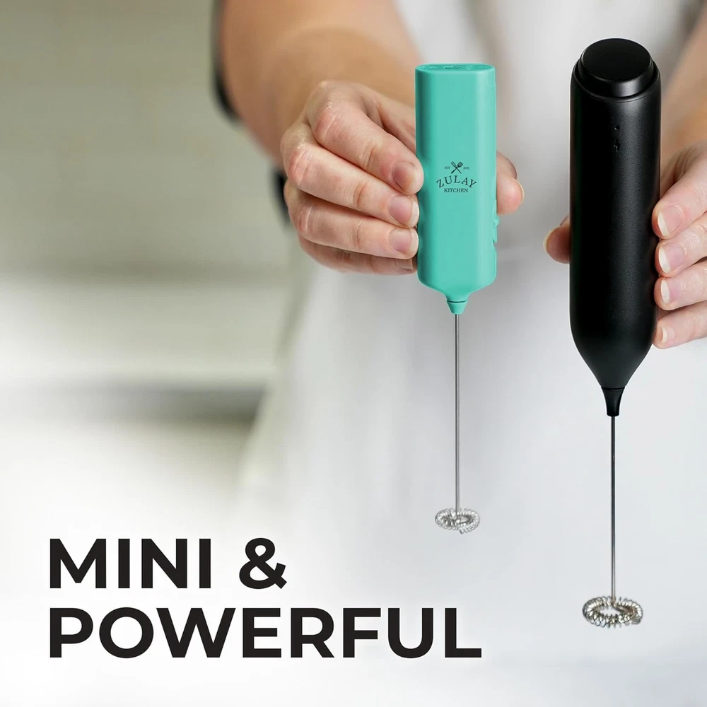 Milk Frother Wand, Handheld Drink Mixer. Portable. For Latte, Cappuccino, Matcha Milk Frother Wand, Handheld Drink Mixer. Portable. For Latte, Cappuccino, Matcha