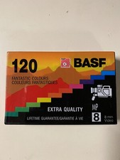 BASF P6-120 8mm Video Camcorder Cassette Tape - New Sealed 4 pack