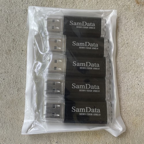 5 Pack Samsara32GB USB 2.0 Flash Drive 32GB Thumb Drive Memory Stick SD301 - 第 1/5 張圖片