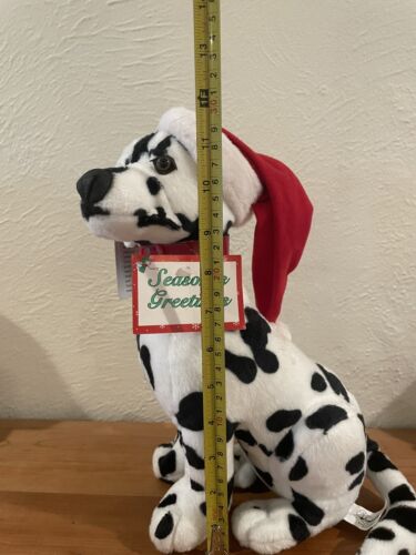 NWT Vintage Dalmation RARE-12” 1998 CVS Stuffins Toys Plush Christmas w/ Hat - Picture 11 of 14