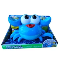 Dancing Crab Bubble Machine, Includes Bubble Blasting Solution