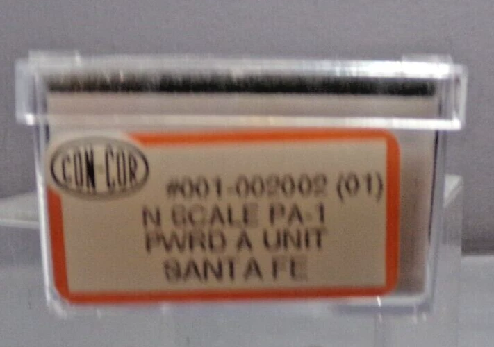 CON-COR N SCALE PA-1 POWERED A UNIT SANTA FE (SHARK NOSE) NOS - Image 2 of 4