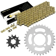 Celox Drive Chain & Sprockets Kit forYamaha Breeze 125 YFA1 1989-2004 / Gold
