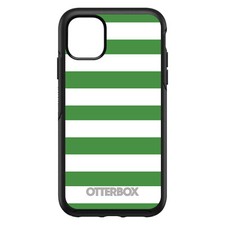 OtterBox Symmetry for Apple iPhone Pick Model - Green  White Bold Stripes