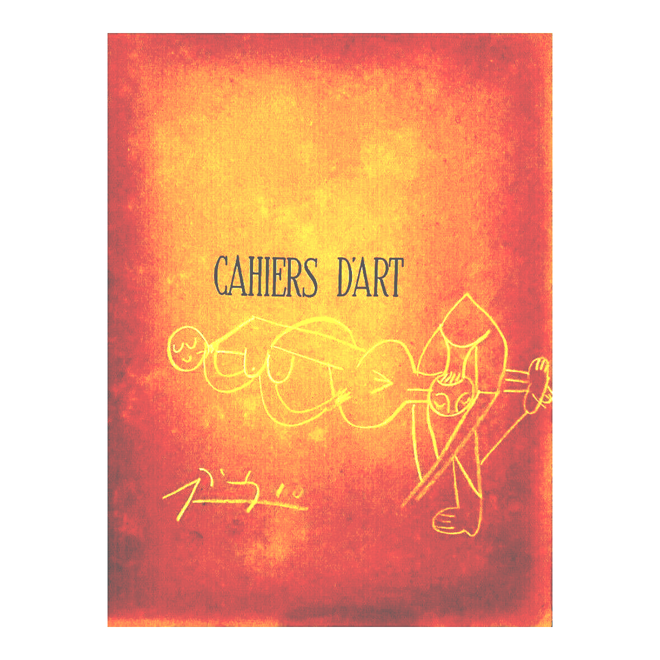 PICASSO Pablo , Original Cubist Crayon Drawing on Paper Signed. No