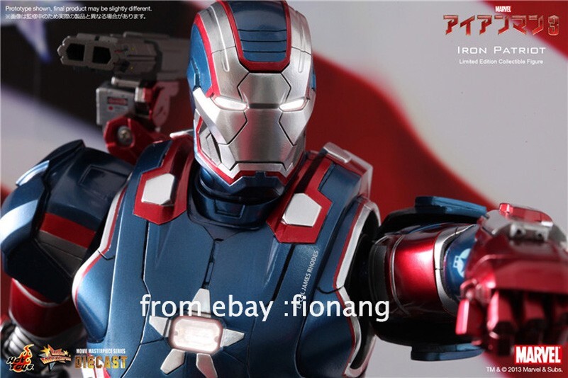 HotToys HT 1/6 Iron Man 3 Patriot War Machine Alloy MMS195 | eBay