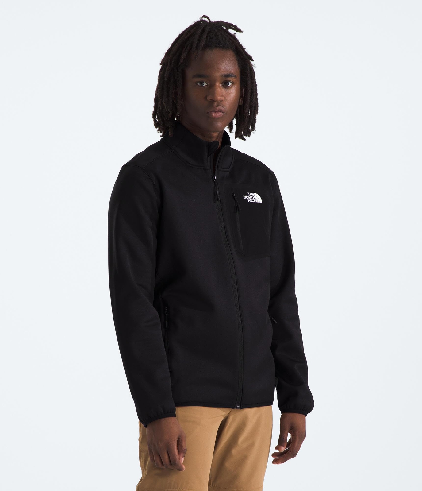 THE NORTH FACE Men's Crest Full Zip, TNF Black, X-Large image 6