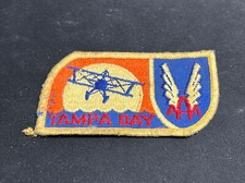 vintage tampa bay AAA patch plane in sunset cloth patch  a499