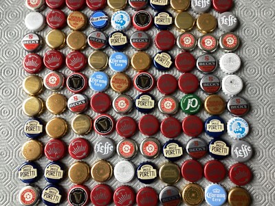 100 Bierflaschendeckel Kronkorken. Garantiert alles perfekt.  PORTOFREI