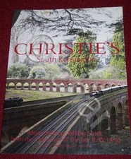Collezionismo ferroviario - Catalogo asta Model Railway Christie's - Aprile 2003