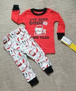 carters christmas pajamas boys