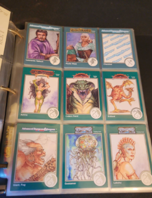 1993 TSR Advanced Dungeons & Dragons Silver Complete Set 1 through