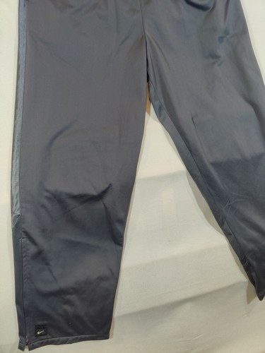 Pantalones Nike Hombres Grande Pista Recto Tobillo Cremallera Deportes Correr Gris 100% Poliéster - Imagen 4 de 10