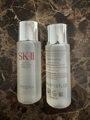 Lot of 2 SK-ll Pitera Facial Treatment Essence 1 oz Each Mini Travel Size