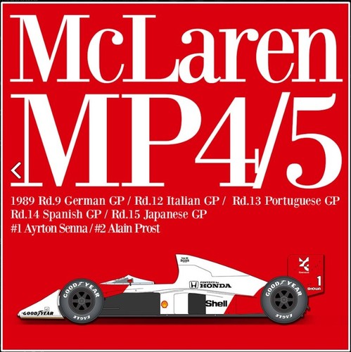Modelo Fábrica Hiro 1/43 McLaren MP4/5 Kit Multimaterial A.Sena K808 - Ver.A - Imagen 9 de 10