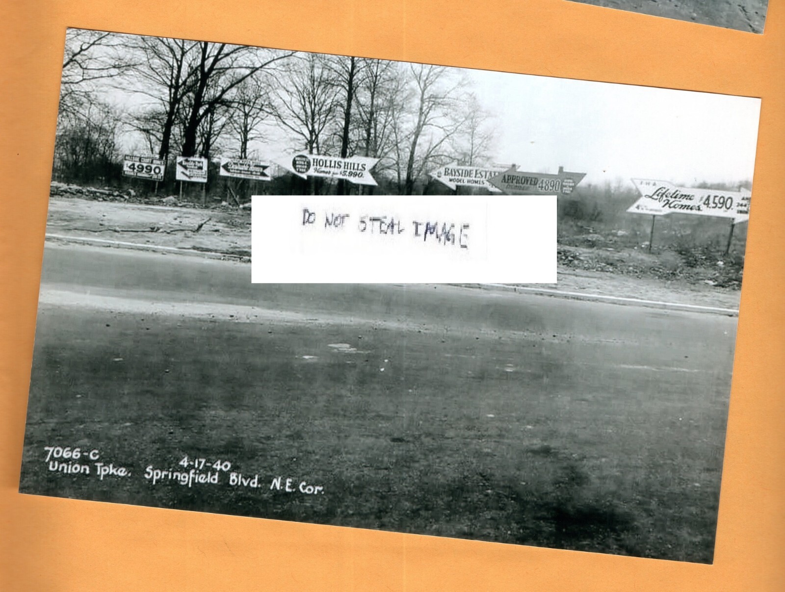 Queens Photograph Print Union Turnpike And Springfield Boulevard April ...