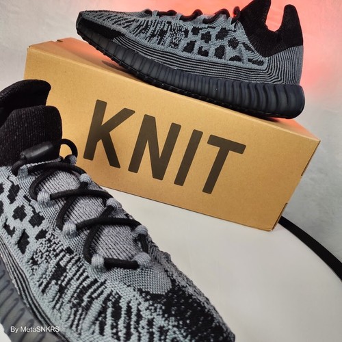 Adidas US 12 Men's Black Grey Slate Onyx Boost - Yeezy 350 V2 CMPCT - IG9606 New - Picture 14 of 24