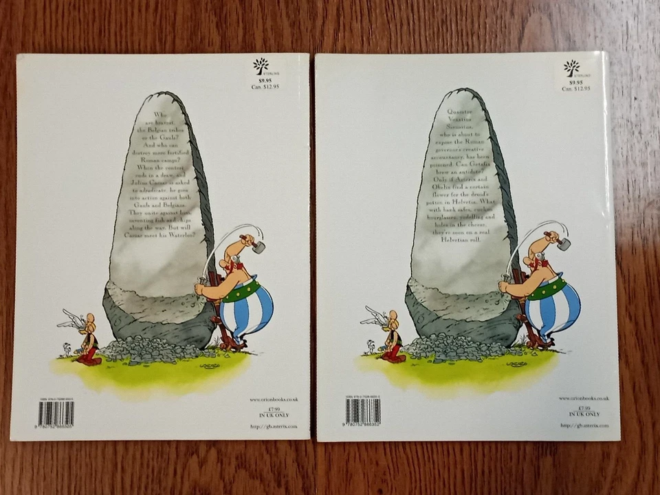 Asterix in Belgium & Switzerland by Rene Goscinny (English) Lot of 2 - Image 2 of 4