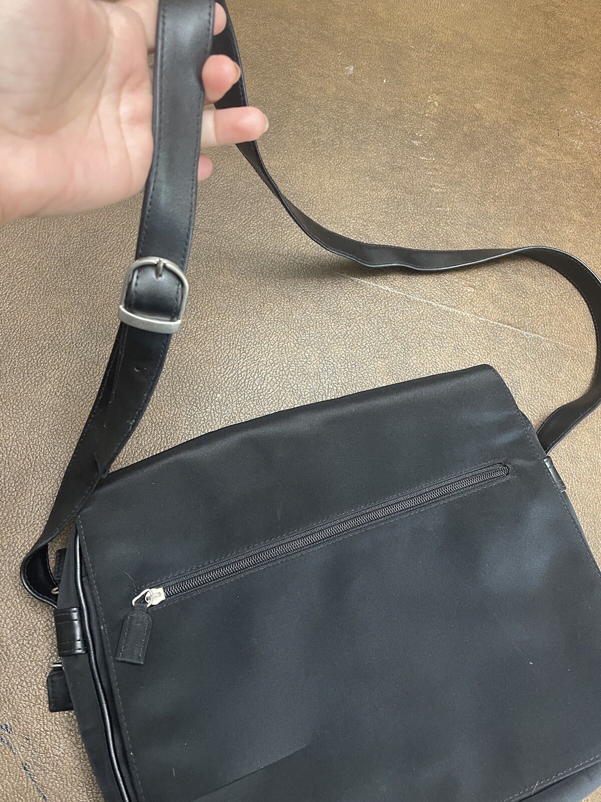 Messenger Bag Polyester Vynil Multi Compartment B… - image 9