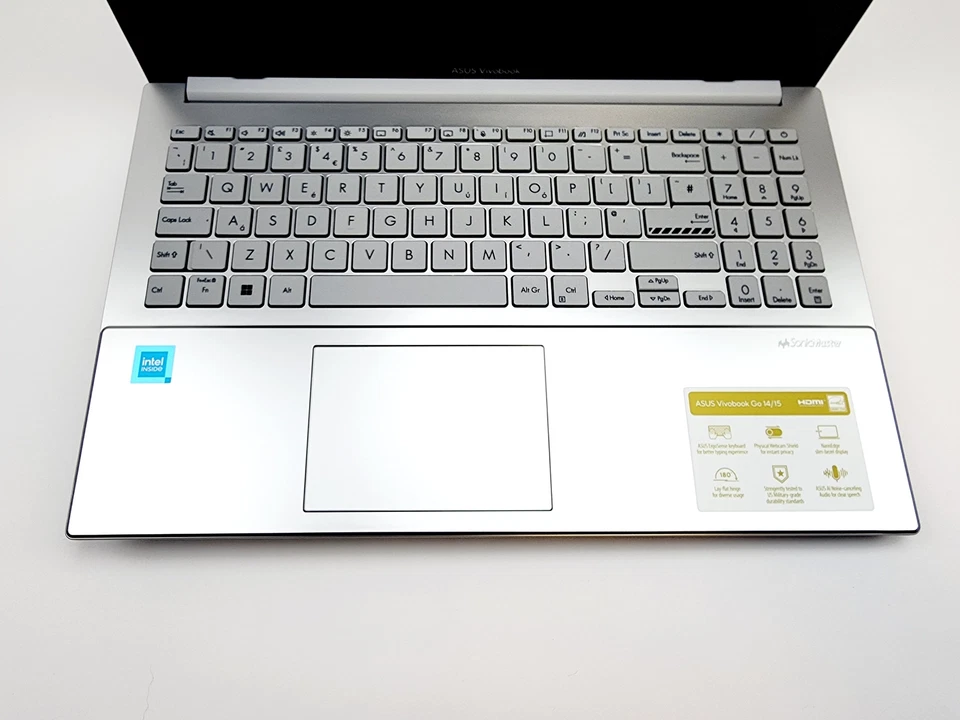 Asus Vivobook Go 15"128GB UFS SSD Intel N100 4GB DDR4 E1504GA Silver Very Good - Image 4 of 4