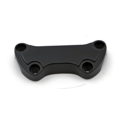 Low Scalloped Lenker Riser Klemme schwarz für Harley Dyna Sportster Softail