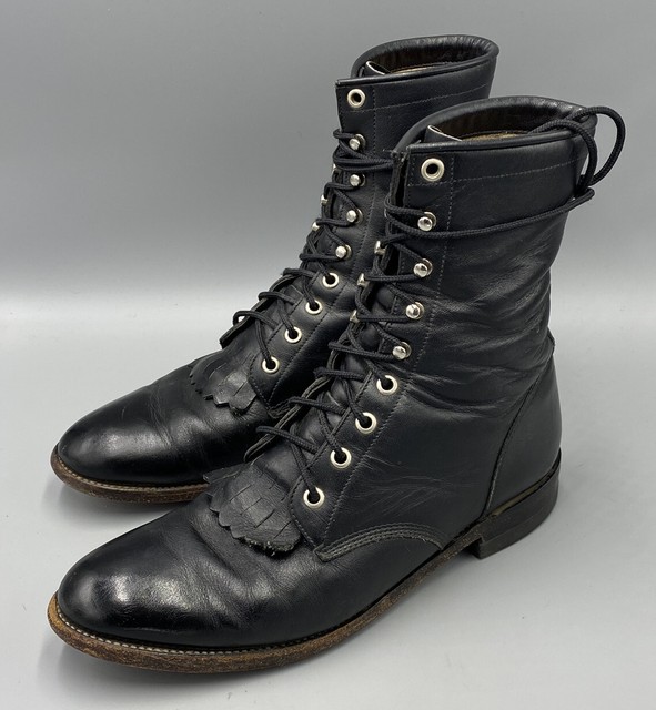 justin roper lace up boots