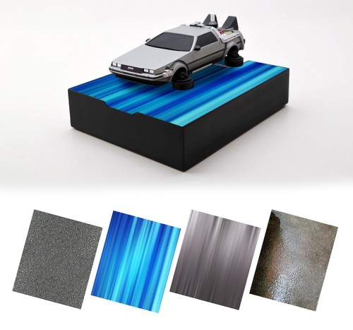 BACK TO THE FUTURE PartⅡ 1/43 Delorean Floating Model Time Machine Figure Marty - Picture 7 of 20