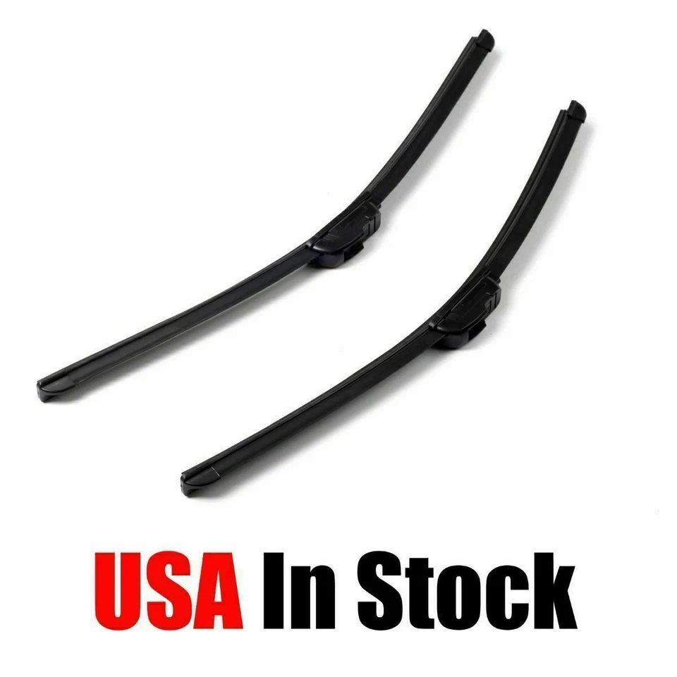 For 2004-2015 Nissan Titan Windshield Wiper Blades J-HOOK Hybrid Silicone - Image 3 of 4