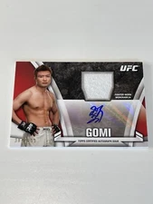 2013 Topps UFC Knockout Autograph Relic Card 304/399 Takanori Gomi #KAR-TG Auto